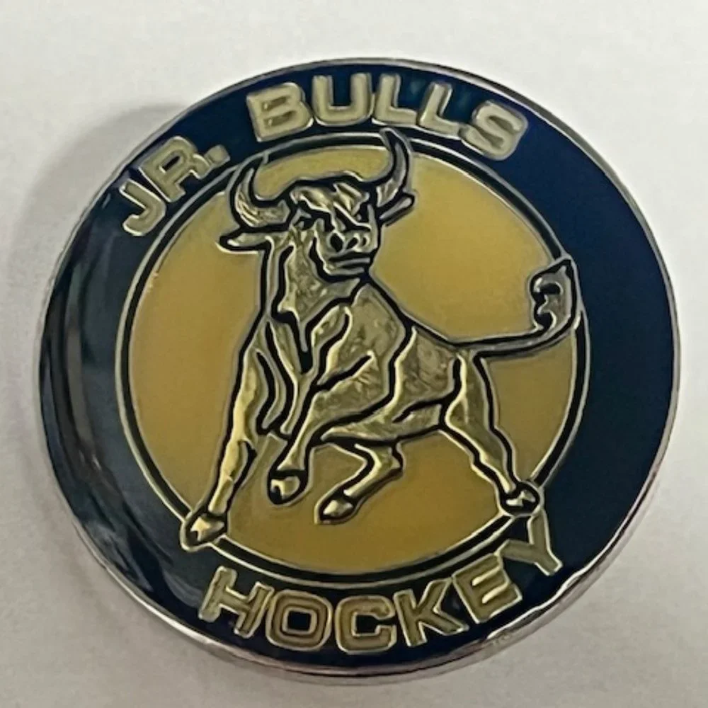 Jr. Bulls Youth Hockey Tampa, Florida Lapel Hat Pin 1